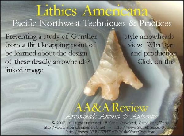 Link to Arrowhead-MakeYourOwn.com for Lithics Americana Report
