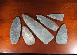 Large Paleo and Archaic Style Blades, Knifes and Spear Points -- 2007 A.D.