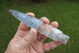 Paleo-Indian Scottsbluff Style Lance Point of Paiute Agate -- 2007 A.D.