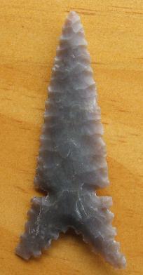 Arrowhead of Edwards Plateau Flint from Texas -- 2007 A.D.
