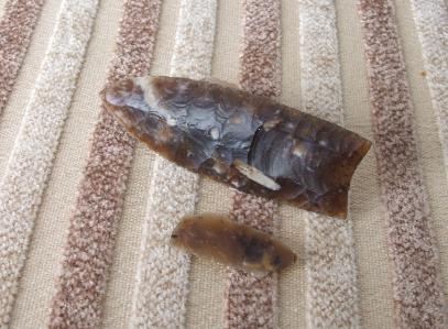 Clovis Style Spear Point -- Knife River Flint -- 2007