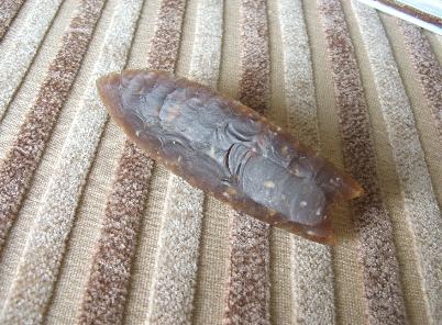 Clovis Style Spear Point -- Knife River Flint -- 2007