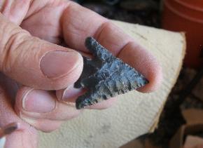 Link to How To Make Your Own ARROWHEADS - Small Point Pressure Flaking -- watch the video now