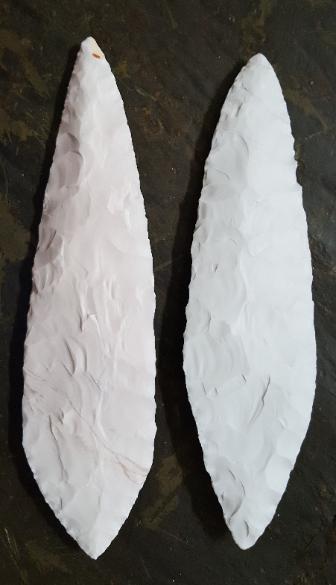 2019 Solutrean Laurel Leaf blades of Arkansas Novaculite