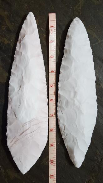 2019 Solutrean Laurel Leaf blades of Arkansas Novaculite