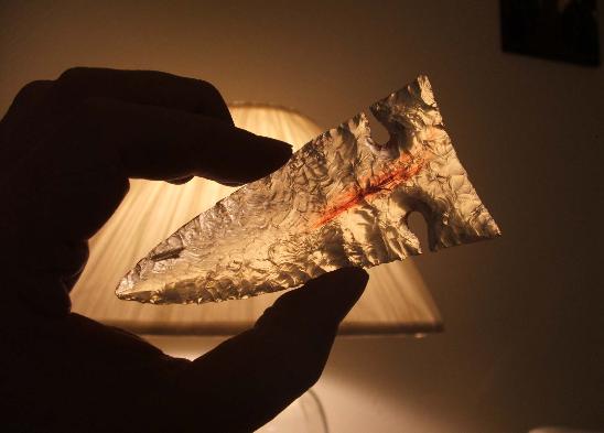 Western Archaic Period Northern Side Notch Style Lance Point -- 2005 A.D.