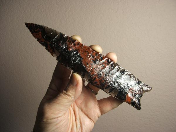 Triple flow Midnight Lace Obsidian Dalton Style Lance Point -- 2008 AD