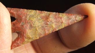 This Gunther Barbed arrowhead is linked to a new You Tube video about The QUIVER ... the Monday morning e-newsletter for collectors of ancient and authentic arrowheads ... every week a point or two ... perhaps more.