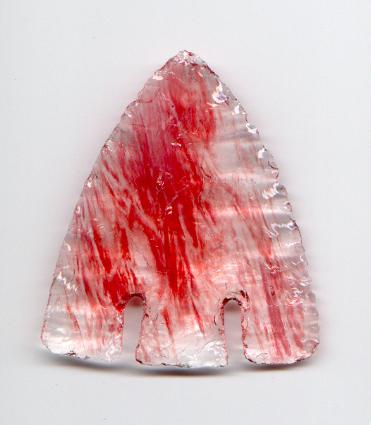Archaic Calf Creek Style Spear Point -- Brilliant Water Crystal -- 2005 A.D.